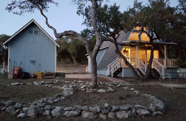 Beautiful renovated AFrame with beautiful water view in private 5 acre property
