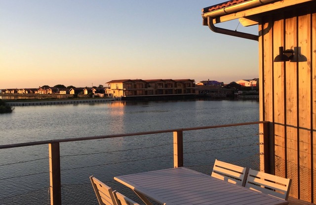 Beautiful wooden house with sea view