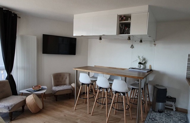 bel Appt Lumineux, 6 Pers , 35 m², vue Panoramique sur les Montagnes