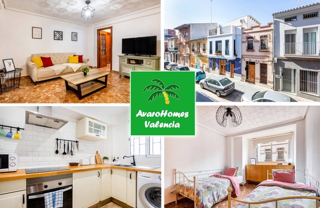 Big and authentic flat in Valencia near beach