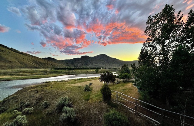 Bird's-Eye view of the Yellowstone River.