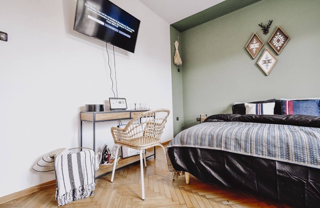 Bohemian Bedroom with the Best Location Imaginable