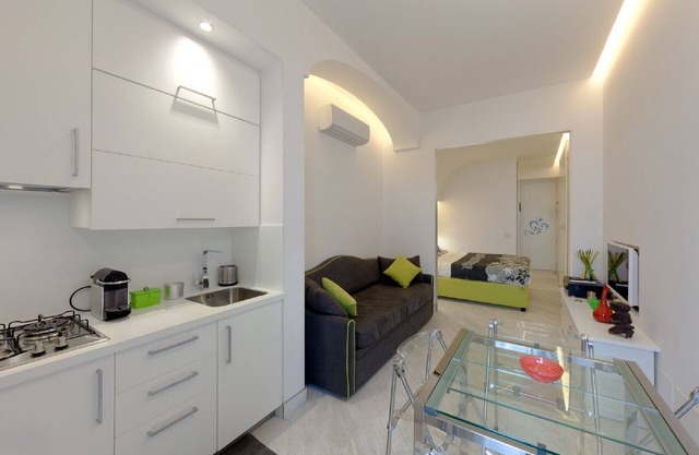 Boutique House Fió in the living room of Ischia