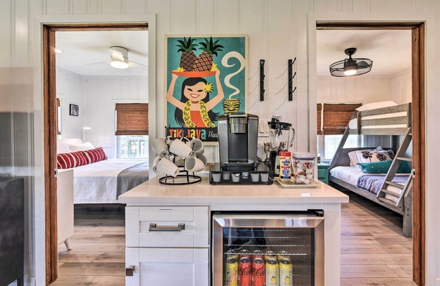 Breezy Surfside Beach Home w/Deck: Walk to Beach