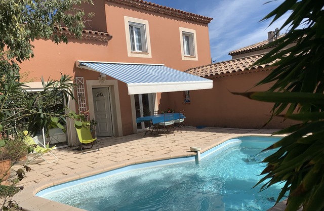 Bright villa near sea private pool
