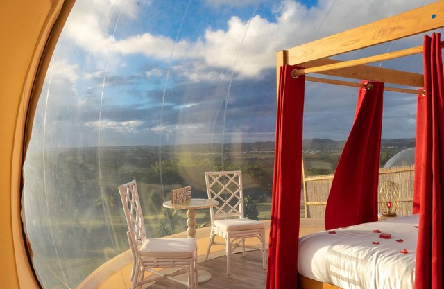Bubble Glamping in Puerto Rico /Sleep under the stars /Full bathroom inside