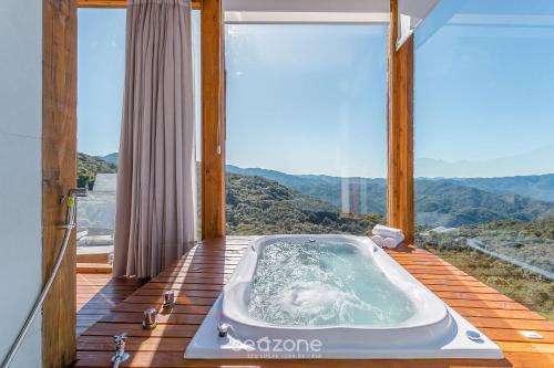 Cabana acolhedora c/jacuzzi na serra VST015