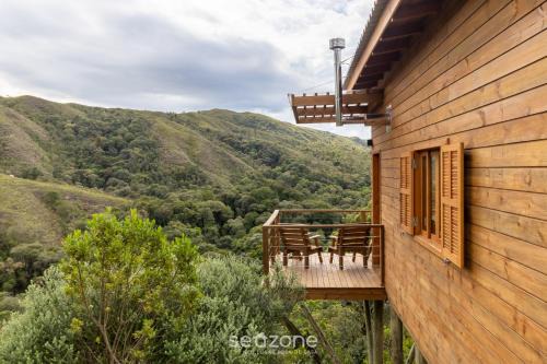 Cabana c/vista e jacuzzi Serra Catarinense VST025
