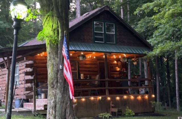 Camp Believe It is a secluded cabin with 50 acres of hiking trails!