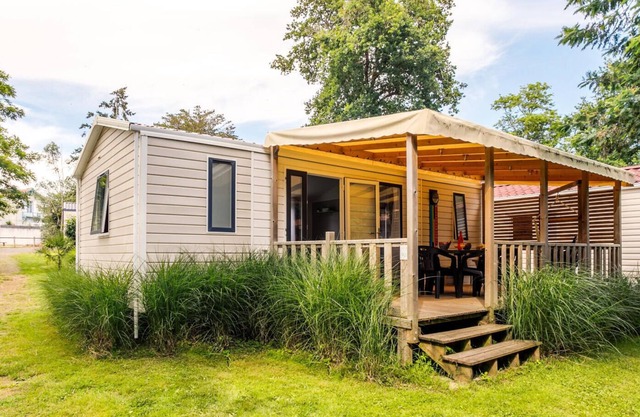 Camping maeva Escapades Parc de La Grève **** - Premium Mobile Home 3 Rooms 4 People + TV