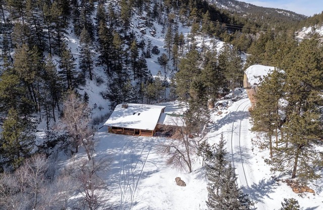 Captivating Rustic Log Cabin with Seasonal stream close to Estes Park and RMNP