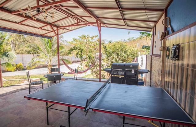 Casa, 5 dormitorios, piscina, rancho, cocina, minibar, pingpong, 14 personas