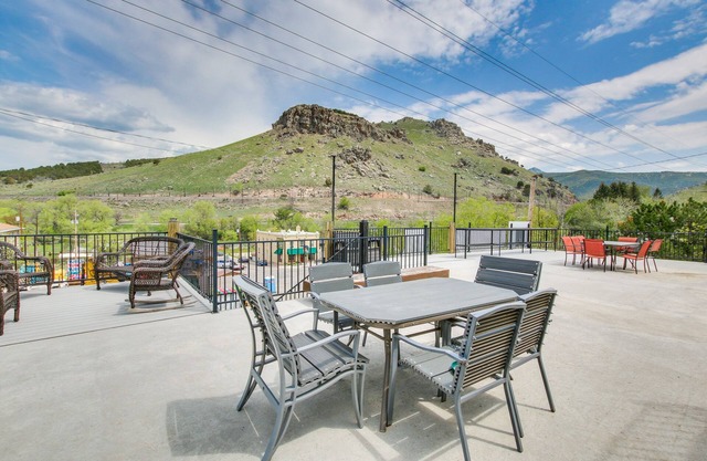 Central Lava Hot Springs Studio w/Deck & Views!