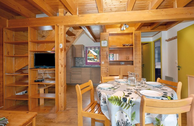 Chalet '228 - Village Nordique' with Mountain View, Shared Pool and Private Terrace