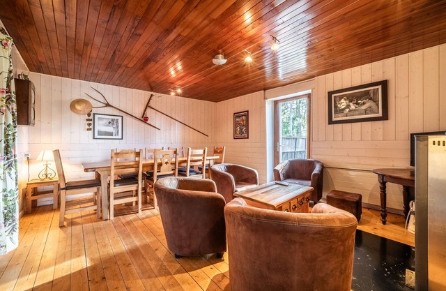 Chalet 'Authentique En Vallée Verte' with Mountain View, Shared Terrace and Wi-Fi