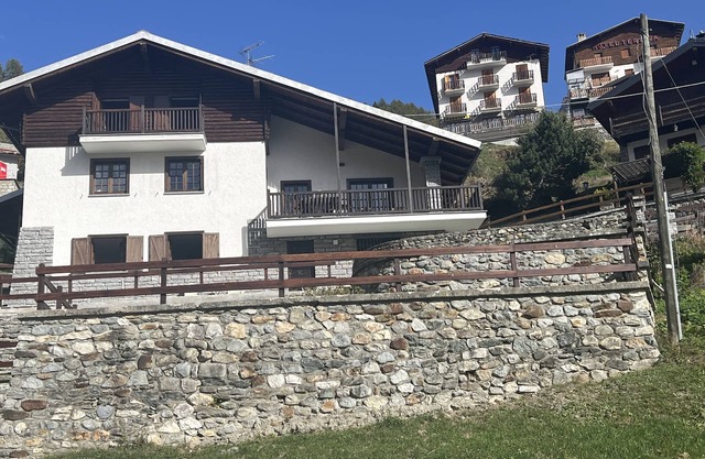 Chalet, in the ski resort of Breuil-Cervinia, Valtournenche, Zermatt