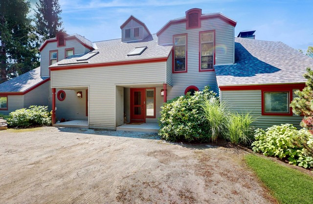 Charming condo, mtn view, dog-friendly, pool, ping-pong, wifi, w/d, fireplace