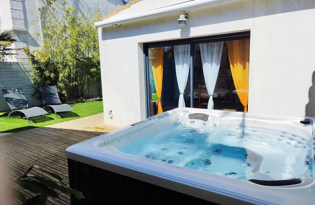 Charming house 3* private spa terrace sea beach village center shops