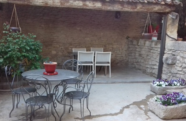 Charming typical Provencal village house.