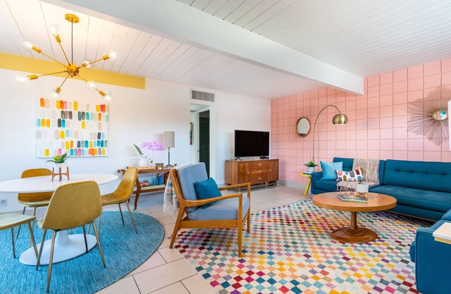 Chic Mid Century Bungalow at Famed Ocotillo Lodge