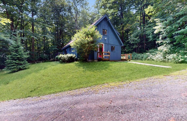 Classic, dog-friendly cabin in the woods w/private deck