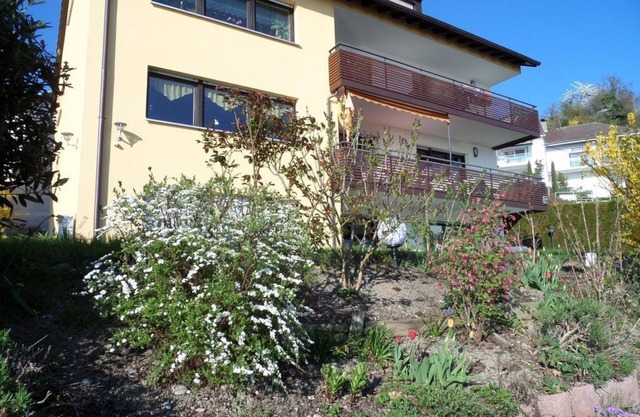 Close to Lake Constance with a magnificent view of the lake and the Alps.