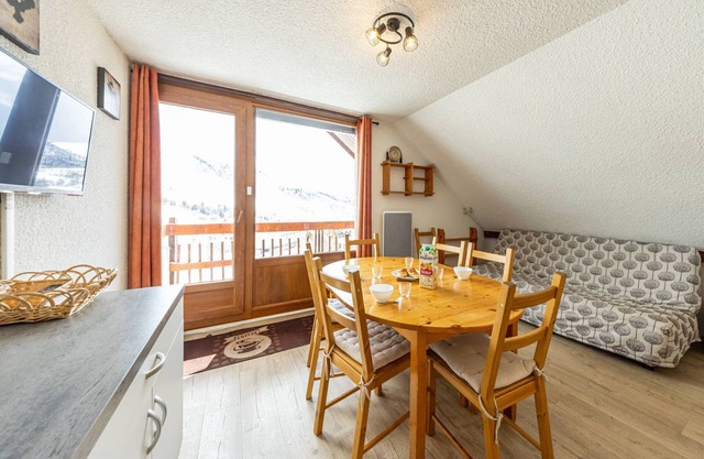 Comfort T1 41m², 6 pers, south balcony, near slopes