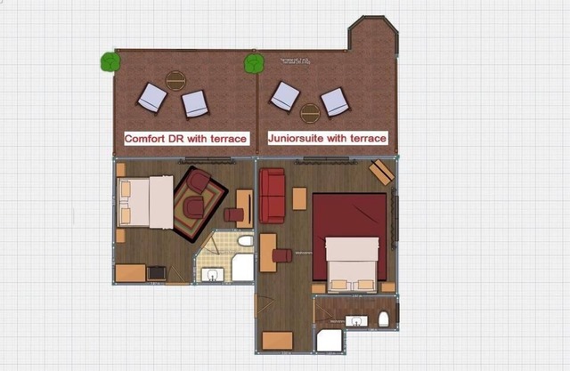 Comfort Doppelzimmer mit Terrasse