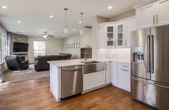 Convenient, comfortable suburban home backing up to walking trail