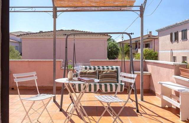 Cosy apartment for 2 guests with WIFI, A/C, TV, terrace and pets allowed