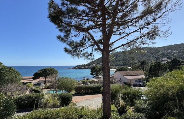 Cosy apartment for 6 guests with WIFI, pool, A/C, terrace, pets allowed, panoramic view and park.
