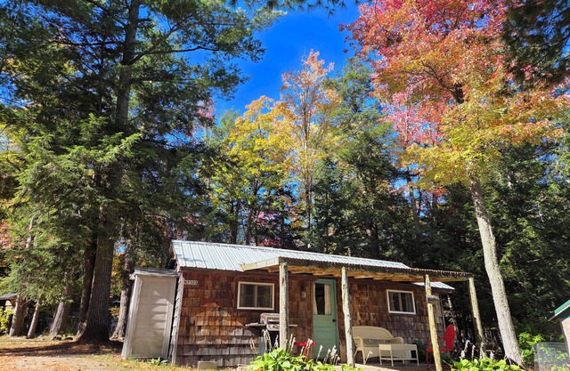 Cottage #2 on AuTrain River Near Lake Superior Beach, Pictured Rocks, Waterfalls