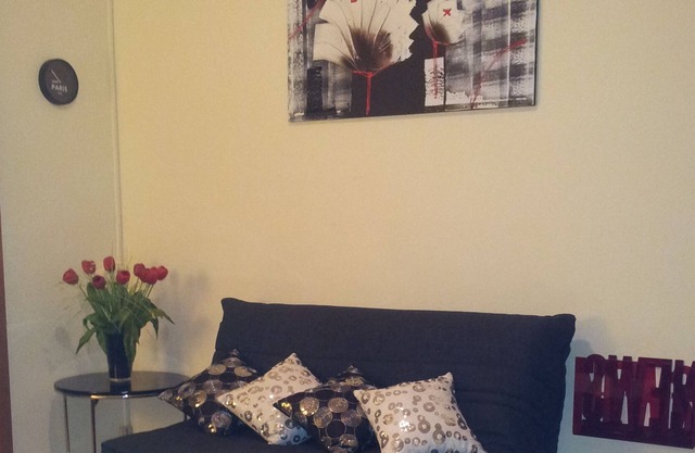 Cozy F2, very welcoming, can accommodate up to 4 people.