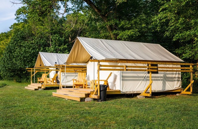 Cozy Glamping on the Banks of the James River.