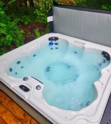 Cozy Log Cabin with Spa - 3 min of Tremblant