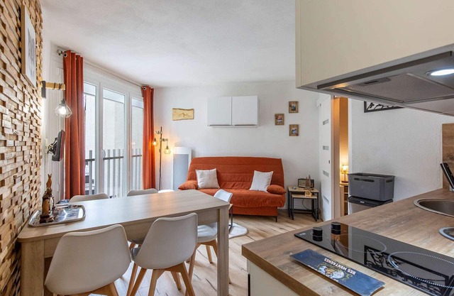 Cozy studio for 4 in Barèges, ski and mountains