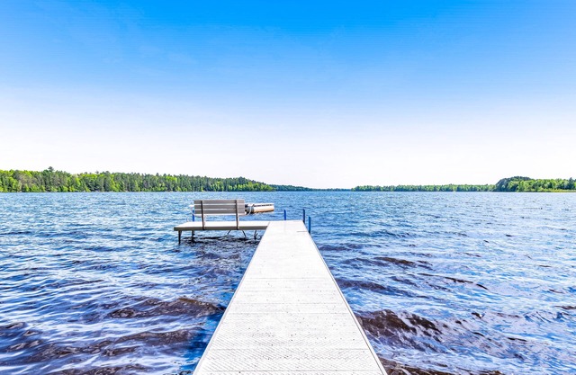 Cozy Waterfront Cabin with Deck, Boat Dock, Kayak & Fire Pit