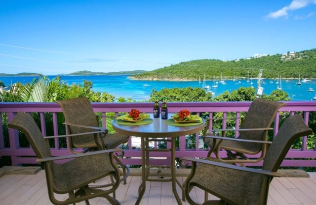 Cruz Bay Vista - Lavender Hill One Bedroom Condo - Walk to town. Unit 4W