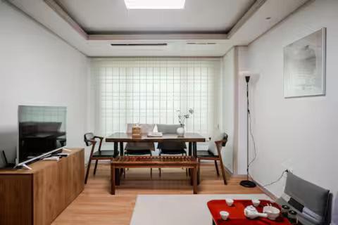 #ddingsang stay#띵상스테이#신축#3Room 4Bed#Max 6P#한옥#풀옵션#무료주차#공항픽업#웰컴드링크#명동#서울역#동대문#쌍문#Fully furnished apartment#Welcome Drink#Airport Pickup#Free Parking#Korean Traditional