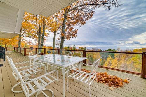 Deck and Views Beautiful Michigan Home