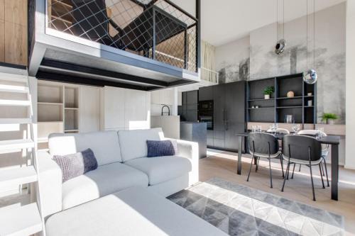 Designer Loft Apartment Holesovice, Parking, Balcony