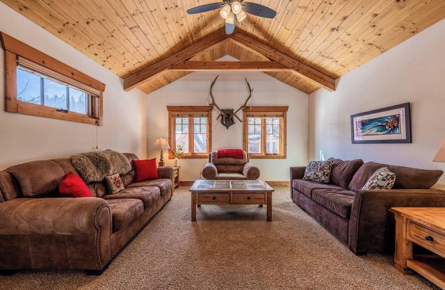Discover mountain serenity at its finest in our stunning home, complete with a soothing hot tub.