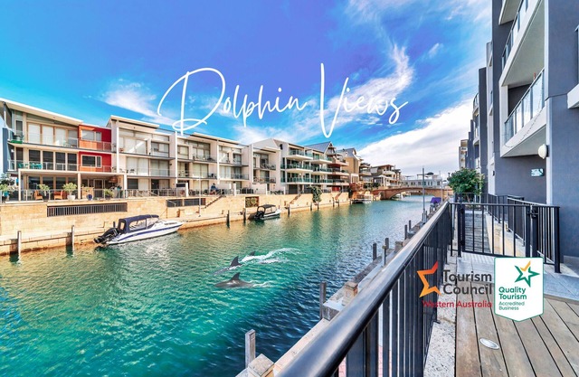 Dolphins At Your Balcony ⎈ Waterfront Home ~ Dolphin Quay
