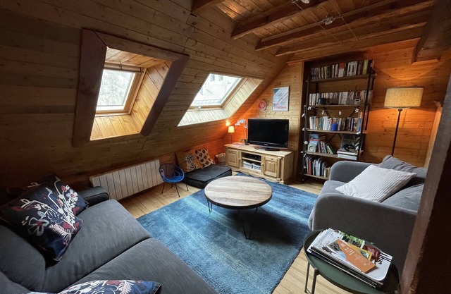 Duplex 70 m2, slopes view, 150m from lifts, Chantemerle, Serre Chevalier 1350