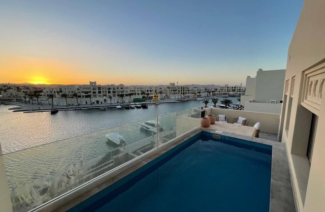El Gouna Apartment with Patio Relaxation Pool