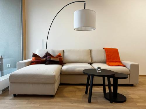Elegant Prague Flat with Balcony, Workspace, Garage