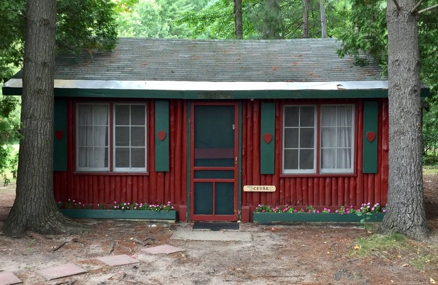 Ellis Lake Resort - Cedar Log Cabin - Interlochen/Traverse City