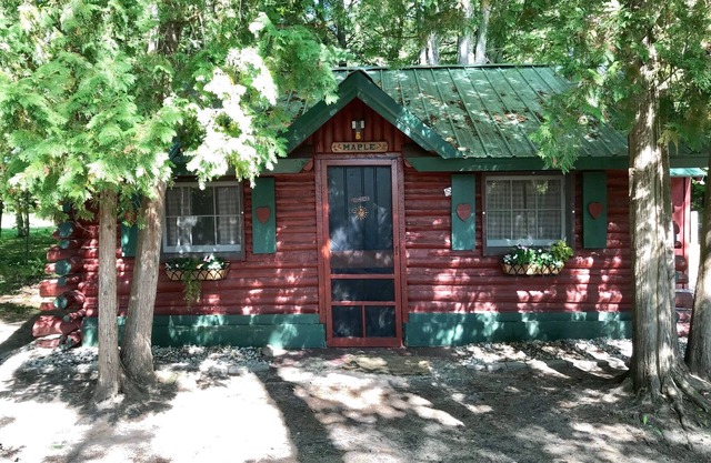 Ellis Lake Resort - Maple Log Cabin-Interlochen/Traverse City