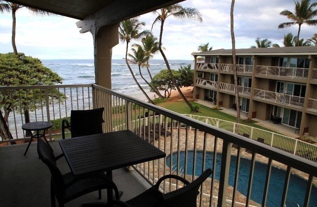 End Unit Yards from Ocean Looking East With Major Sunrises