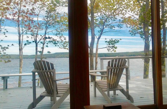 Enjoy Gorgeous Views all around this Eggemoggin Reach Waterfront Home this Sept!